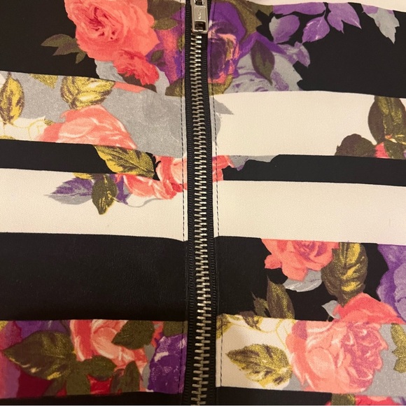 INC Floral Garden Mist Striped A-line (Macys) Dress Sz XL New With Tags - Picture 10 of 10